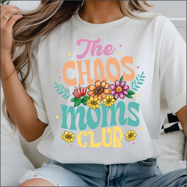 The Chaos Mom Club DTF Transfer