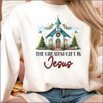 The Greatest Gift is Jesus DTF Transfer