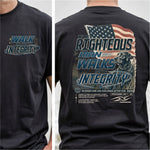 The righteous Man Walks with Integrity cream print 2 part