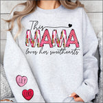 This Mama Wears her Heart on her Sleeve DTF Transfer