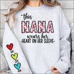 This Nana Wears her Heart on her Sleeve DTF Transfer