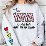 This Yaya Wears her Heart on her Sleeve DTF Transfer