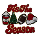 Tis the Christmas Season Chenille Patch