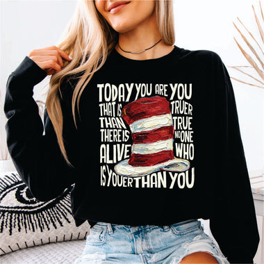 Seuss Today You Are white print