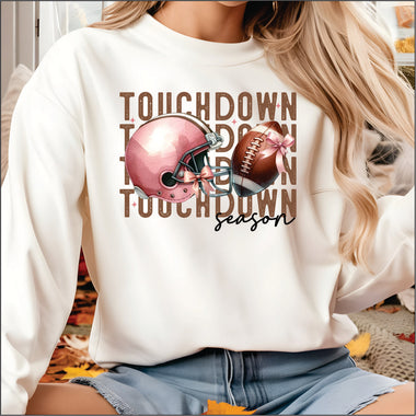 Touchdown Season Pink DTF Transfer