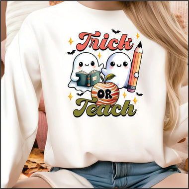 Trick or Teach Apple DTF Transfer