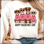 Valentines Dogs DTF Transfer