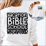 VBS Volunteer 2 part DTF Transfer