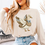 Vintage Quilted Goose