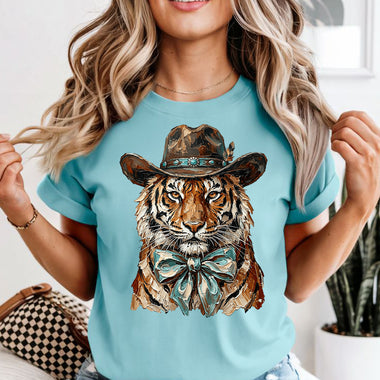 Western Glam Tiger DTF Transfer