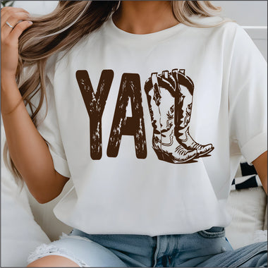 Yall Boots DTF Transfer