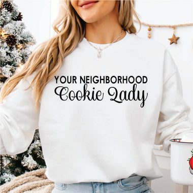 Your Neighborhood Cookie Lady black print