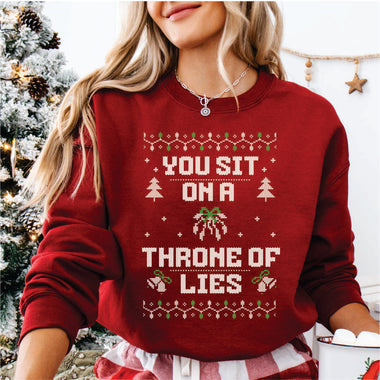 You Sit on a Thrown of Lies