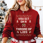 You Sit on a Thrown of Lies