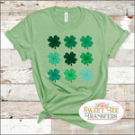 9X Clovers St. Patrick's Day DTF Transfer