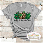 Teacher St. Patrick's Day Apples DTF Transfer