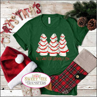 All I Want for Christmas Is You Digital Heat Transfer
