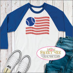 Baseball Flag Digital Heat Transfer