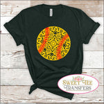 Softball Mandala Digital Heat Transfer